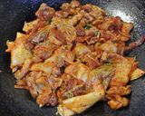 簡単でシンプル☆豚バラ♪キムチラーメン作り方4写真
