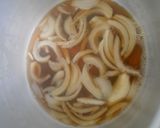 スパゲティに豚汁のつけ麺風作り方7写真