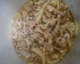 スパゲティに豚汁のつけ麺風作り方8写真