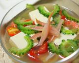 ひんやりつるん。3ステップお野菜寒天よせ作り方3写真