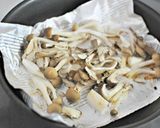 焼き鮭と味噌きのこのとろ～りチーズごはん作り方3写真