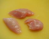 鶏のささみとサツマイモの簡単☆治部煮風作り方1写真