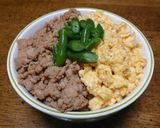 鶏そぼろ三色丼(そぼろ弁当にも♪)作り方4写真