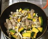 カボチャ・豚肉煮込み作り方3写真
