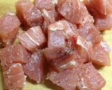 メカジキのから揚げ作り方1写真