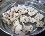 豚しゃぶのザーサイ和え作り方1写真