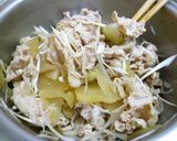 豚しゃぶのザーサイ和え作り方4写真