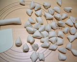 **粉遊び＠餃子の皮**作り方3写真