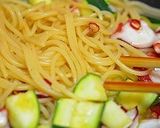 ✿タコとズッキーニのPペペロンチーノ風✿作り方6写真