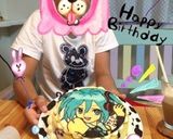 感動!!印刷したみたいなキャラケーキ☆作り方20写真