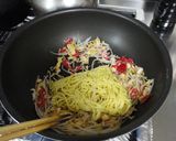 桜えびとじゃこの和風焼きそば 作り方3写真