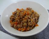 しっとり豚そぼろのオムレツ作り方1写真