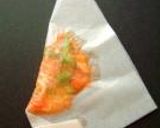 冷凍えびチリｄｅ包み揚げ！作り方6写真