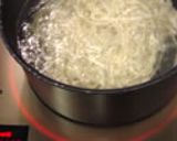 春キャベツとアンチョビの炒めうどん作り方4写真
