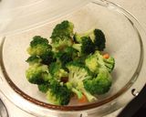 温野菜と豚しゃぶの香味ケチャップ和え作り方1写真