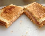 ハム&チーズ&卵のホットサンド作り方6写真