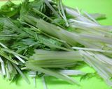 和えるだけ！水菜のパルメザンチーズサラダ作り方1写真
