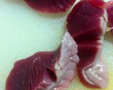 簡単美味しい☆砂ずり炒め作り方1写真