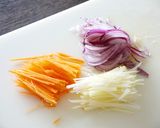ししゃもと香味野菜の南蛮漬け風マリネ作り方1写真