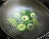ゴーヤの挽肉詰め作り方2写真