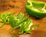 スピード料理　ピーマンのおかか和え作り方1写真