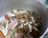2人分・きのことささみの煮物作り方2写真