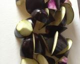 簡単茄子の味噌炒め作り方1写真
