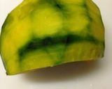 秋味。かぼちゃとキノコのホットサラダ作り方5写真