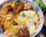 ♡残り物唐揚げをリメイク♡簡単唐揚げ丼♫作り方4写真
