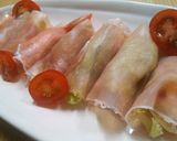 簡単おつまみ！生ハムチーズロール作り方7写真
