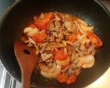 豚肉とトマトのスイートチリソース炒め作り方5写真
