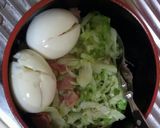 キャベーコン卵丼作り方7写真