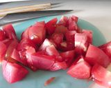 水切りヨーグルトでトマトソースパスタ♬作り方4写真