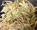 シンプル炒め*ごぼう&ねぎ*作り方5写真