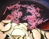 ゴーヤとズッキーニのベーコン炒め作り方4写真