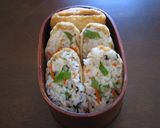 お花見弁当3段目 いろいろ煮物作り方3写真