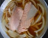 秋鮭ときのこ入り玉子丼作り方9写真