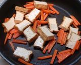 厚揚げ、ニンジン、煮豆の簡単煮物作り方2写真