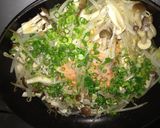 塩じゃけときのこの蒸し焼き作り方3写真