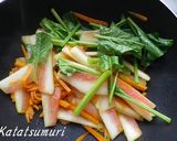 スイカの皮の野菜炒め作り方2写真