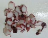 ☆小ネタ☆タコのカルパッチョ作り方1写真