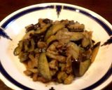 簡単♪なすと豚だけの炒め物＊なす豚＊作り方6写真