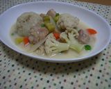 鶏肉とカリフラワーのマイルド煮作り方5写真