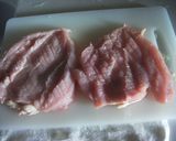 ☆鶏胸肉の包み焼き☆作り方1写真