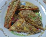 挽肉キャベツの椎茸くん揚げ作り方6写真