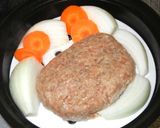カロリーカット・蒸しハンバーグ作り方7写真
