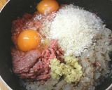 カロリーカット・蒸しハンバーグ作り方5写真