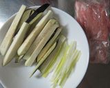 ★茄子の肉巻き★作り方1写真
