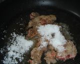 合い挽き肉で、すき焼き作り方2写真