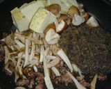 合い挽き肉で、すき焼き作り方3写真